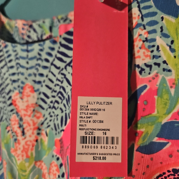 Lilly Pulitzer Vibrant Print Midi Dress - Picture 9 of 10